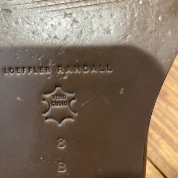 Loeffler Randall Women's Rachel Expresso Leather Loafer Size 8 - Picture 11 of 11